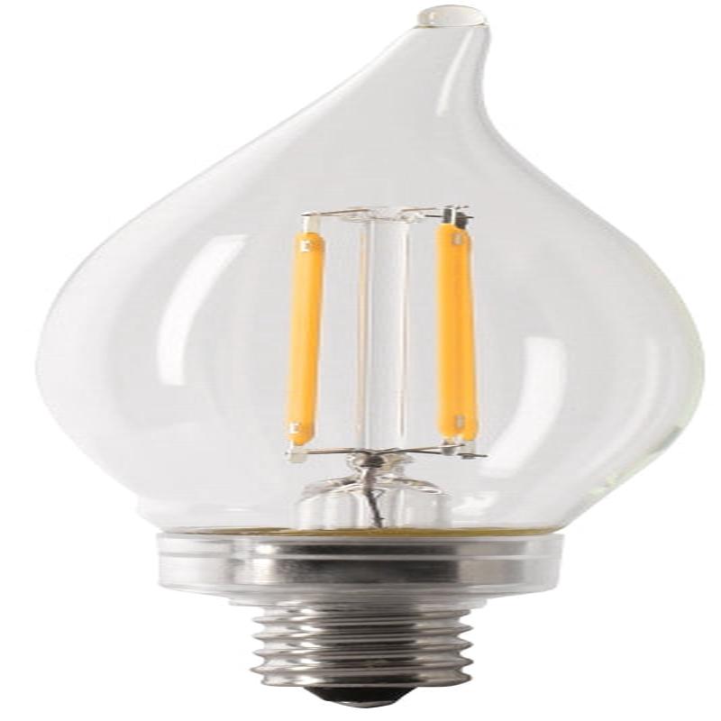 Feit Electric CFC60/950CA/FIL/6 LED Bulb, Decorative, 500 Lumens, 5.5 W, Flame Tip Lamp, 60 W Equivalent, Daylight