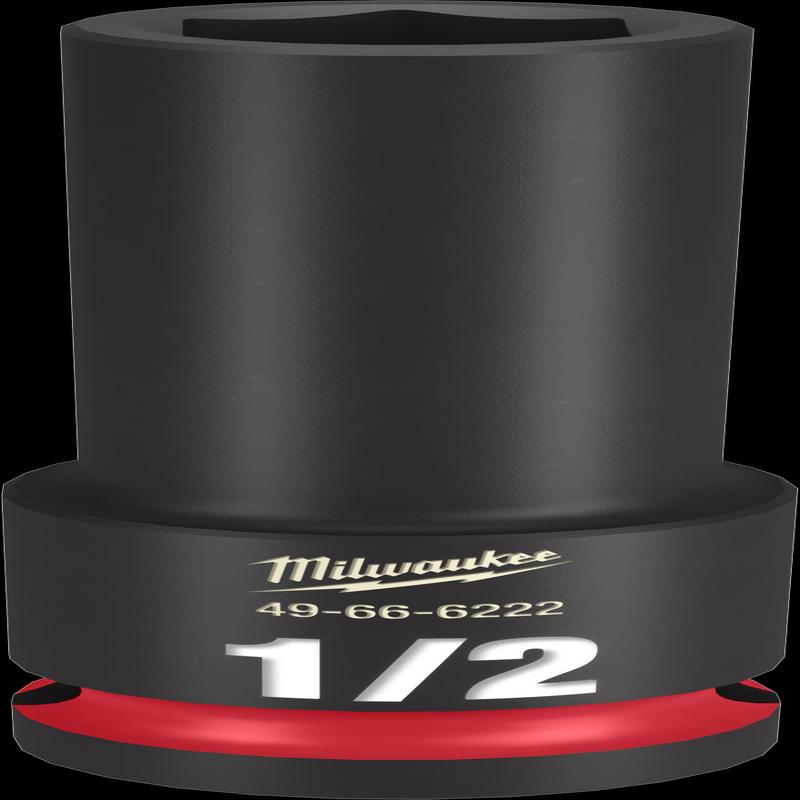 Milwaukee SHOCKWAVE Impact Duty Series 49-66-6222 Deep Impact Socket, 1/2 in Socket, 1/2 in Drive, Square Drive