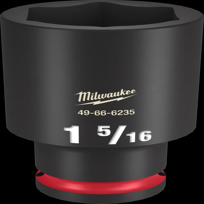 Milwaukee SHOCKWAVE Impact Duty Series 49-66-6235 Deep Impact Socket, 1-5/16 in Socket, 1/2 in Drive, Square Drive