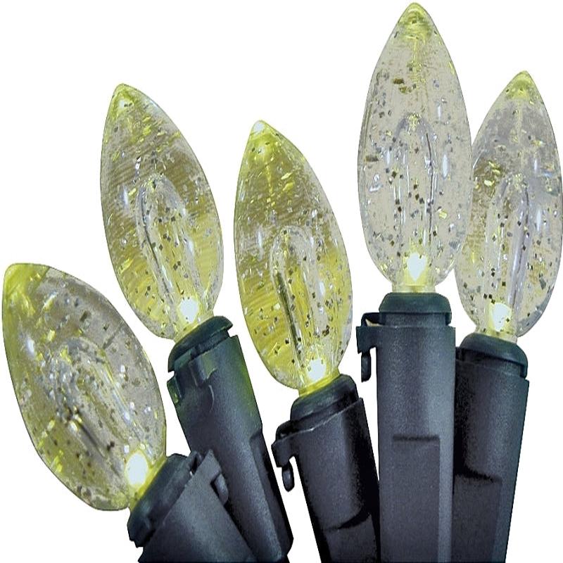LIGHT SET 50 C5 GLITTER CLEAR