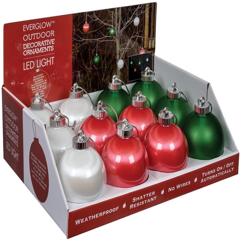 Xodus Innovations WP5ST-12 Globe Pulsing Ornament, 5 in H, PVC, Assorted