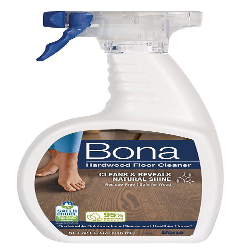 Bona WM700051171 Hardwood Floor Cleaner, 32 oz, Liquid, Mild, Light Blue