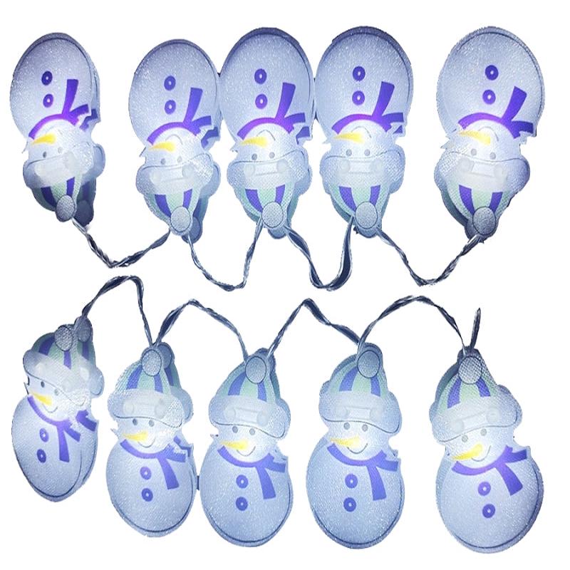 Santas Forest 57806 Snowman String Lights