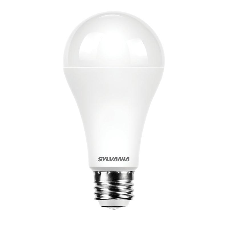 Sylvania 42053 3-Way LED Bulb, A21 Lamp, 50, 100, 150 W Equivalent, E26 Medium Lamp Base, Non-Dimmable, Daylight