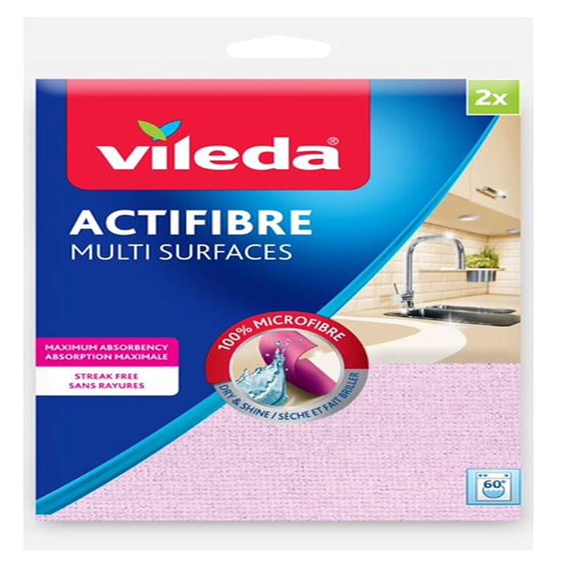 Vileda 150710 Actifiber Cloth, Microfiber
