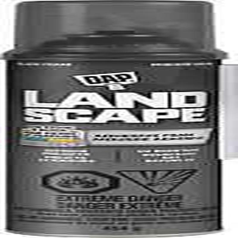 DAP Landscape 7565040460 Exterior Filler Adhesive, Black, 4 hr Functional Cure, 60 to 100 deg F, 454 g Can