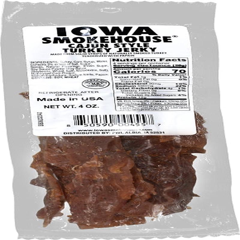 Iowa Smokehouse IS-T4O Turkey Jerky, Original, 4 oz