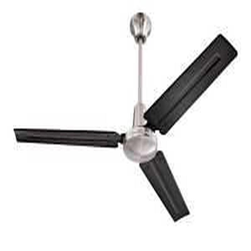Westinghouse Jax Series 7800300 Ceiling Fan, 3-Blade, Black Blade, Steel Blade, 4-Speed
