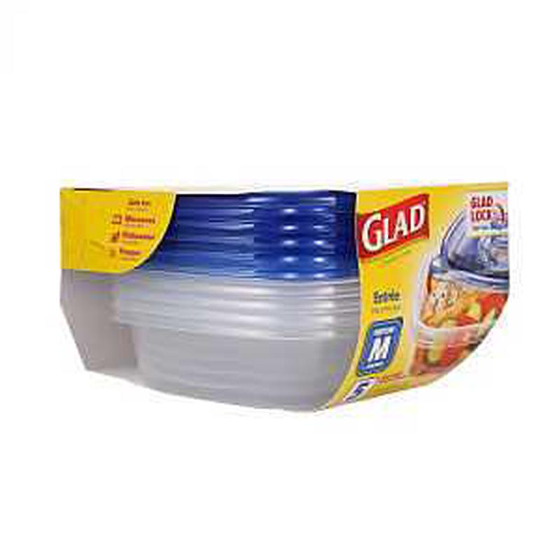 Glad BBG10091 Medium Entree, 25 oz, Plastic, Clear