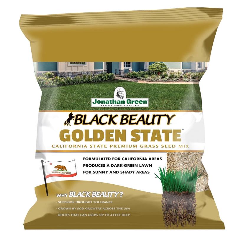 Jonathan Green Black Beauty Golden State Series 10700 Premium Grass Seed Mix, 3 lb Bag