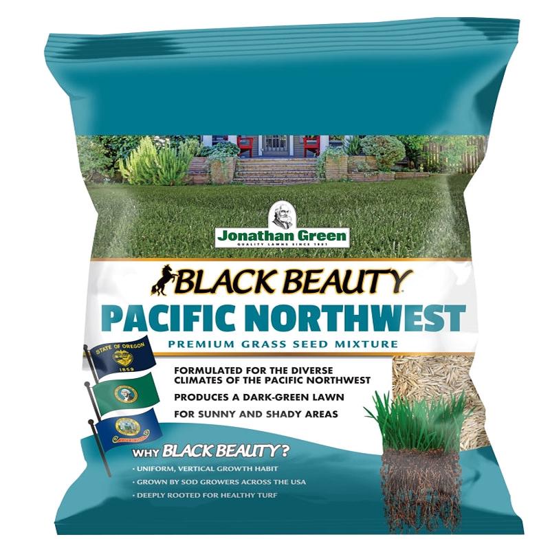 Jonathan Green Black Beauty Pacific Northwest Series 10365 Premium Grass Seed Mix, 3 lb Bag