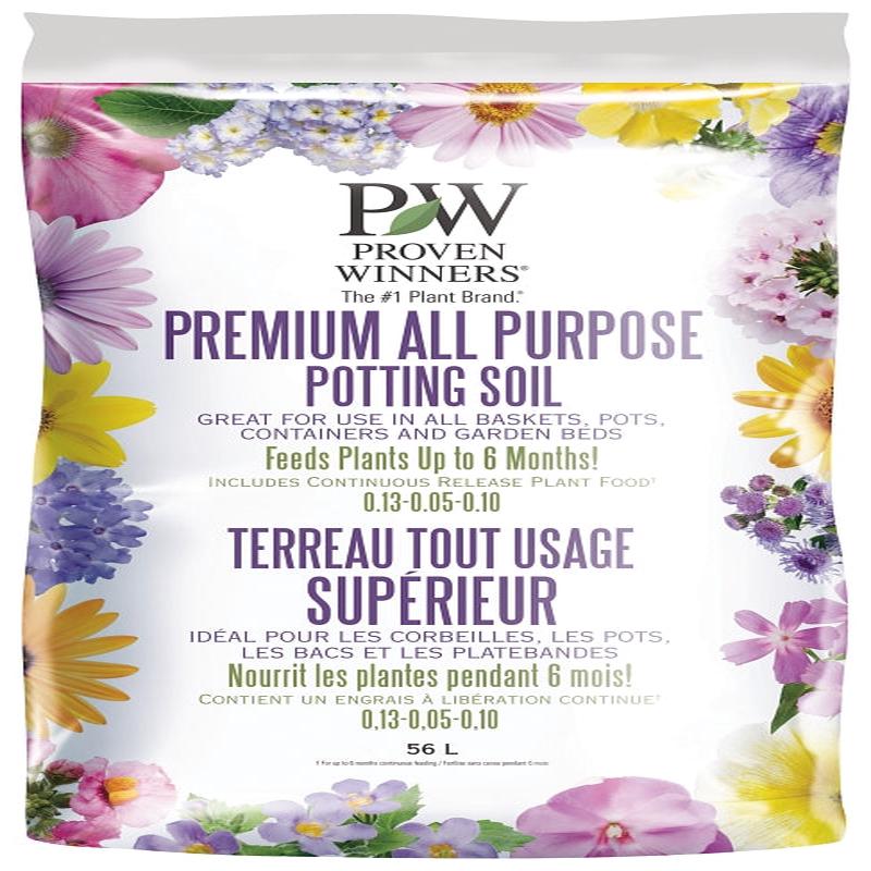 Proven Winners 3101013.LT056P Premium All-Purpose Potting Soil, 56 L