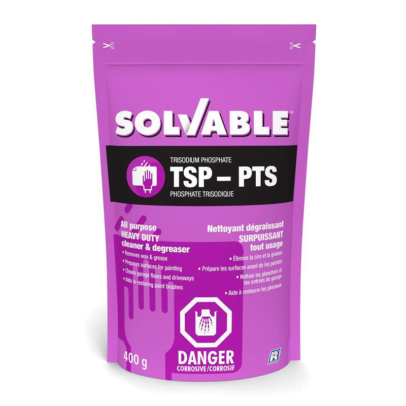 Solvable 52-101 TSP Trisodium Phosphate Powder, 400 g, Powder