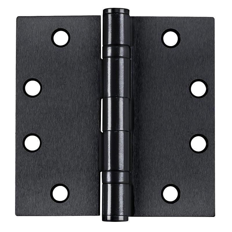 Tell Manufacturing HG100330 Door Hinge, Steel, Matte Black, Removable Pin