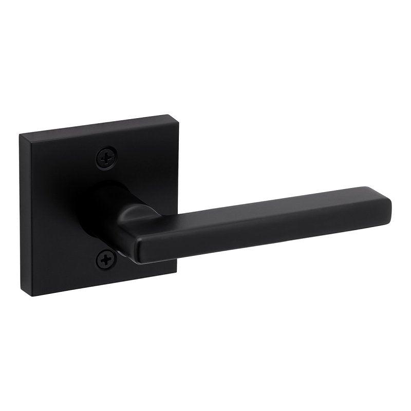 Weiser Halifax 9GLA120-054 Dummy Door Handle, Lever Handle, Contemporary Design, Matte Black, Residential, Zinc