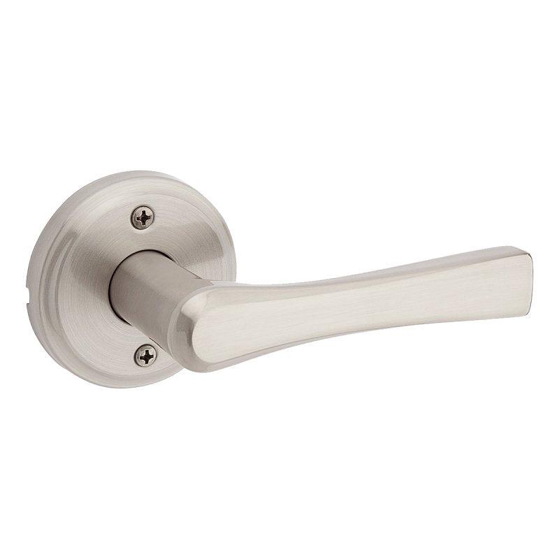 Weiser Katella 9GLA120-126 Dummy Door Handle, Lever Handle, Transitional Design, Satin Nickel, Residential, Zinc