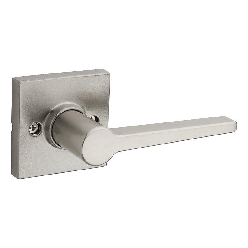Weiser Safe Lock Daylon 9SL70000-055 Dummy Door Handle, Lever Handle, Contemporary Design, Satin Nickel