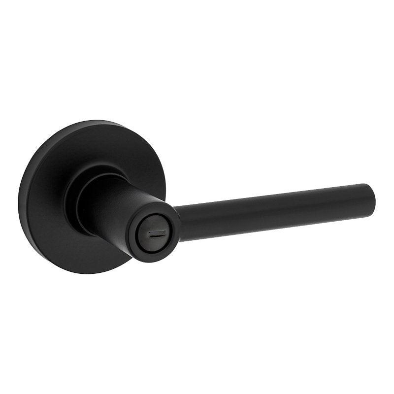 Weiser Safe Lock Reminy 9SL10000-120 Passage Door Handle, Lever Handle, Matte Black, 1-3/8 to 1-3/4 in Thick Door