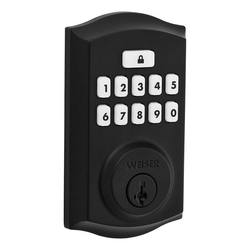 Weiser SmartCode Series 9GED92600-002 Deadbolt, Transitional, 1 in L x 2-13/16 in W x 5 in H Dimensions, 2 Grade, Zinc
