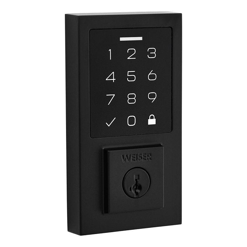 Weiser SmartCode Series 9GED92700-004 Deadbolt, Contemporary, 1 in L x 2-3/4 in W x 5-3/16 in H Dimensions