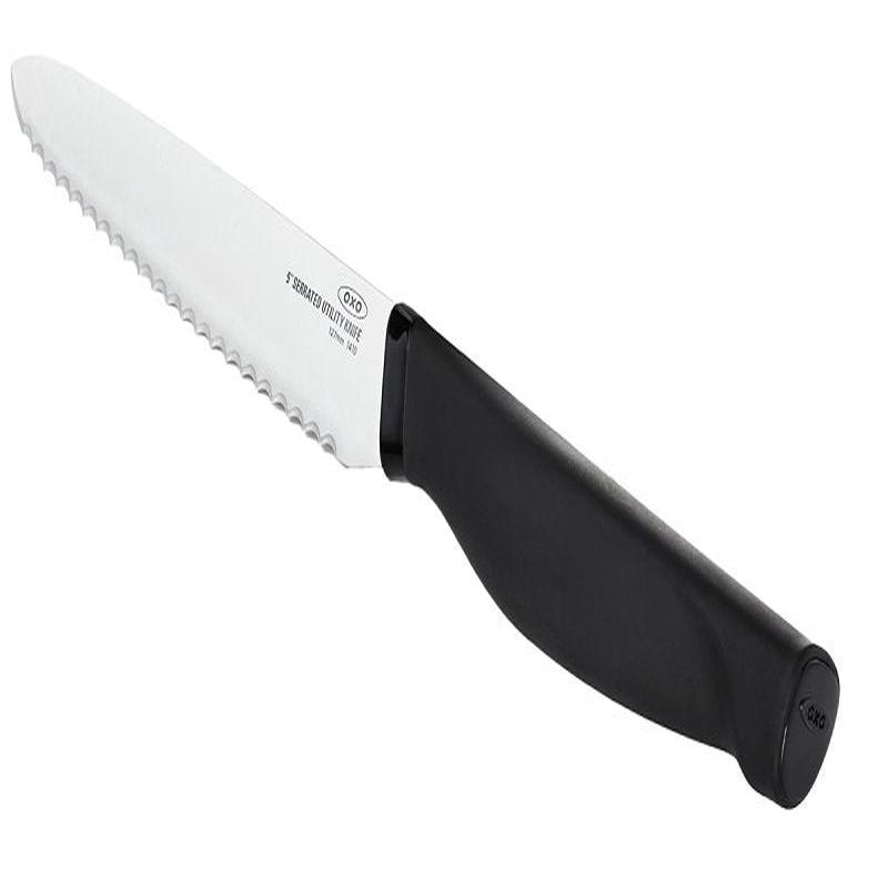 Good Grips 22181 Utility Knife, Stainless Steel Blade, Serrated Blade