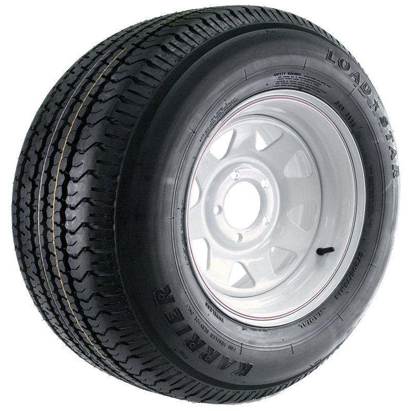 Kenda Karrier DM205R4C-5CI Tire and 5-Hole Wheel Assembly, 1760 lb Withstand, 4-1/2 in Dia Bolt Circle, 8.1 in W