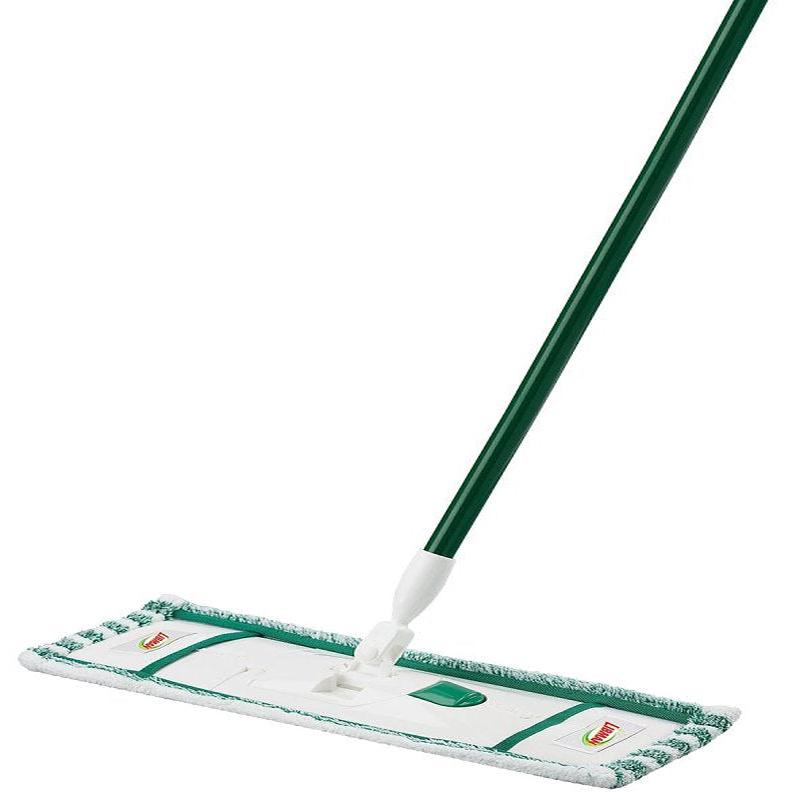 Libman 117 Wet and Dry Mop, 52 in L, Microfiber Mop Head, Steel Handle