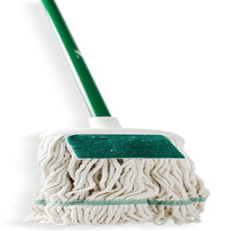 Libman 121 Wet Mop, 58-3/4 in L, Cotton Mop Head, Steel Handle
