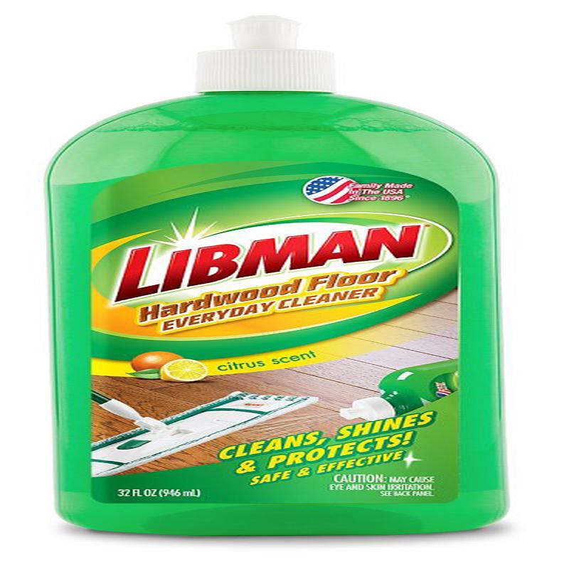 Libman 2065 Floor Cleaner, 32 oz, Bottle, Liquid, Citrus, Clear