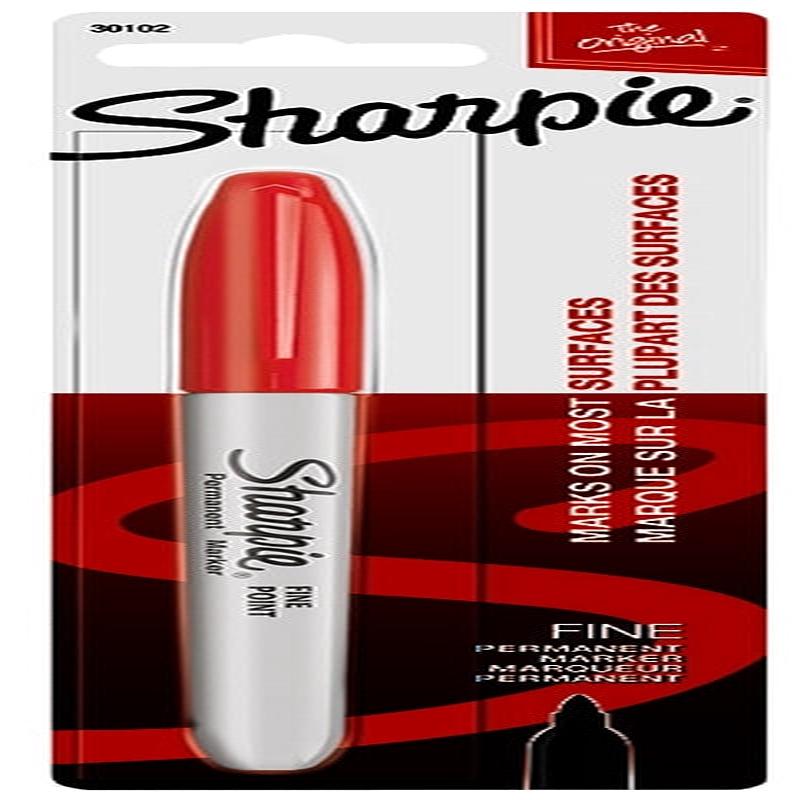Sharpie 1832312 Marker, Fine Lead/Tip, Assorted- Black/Blue/Red Lead/Tip