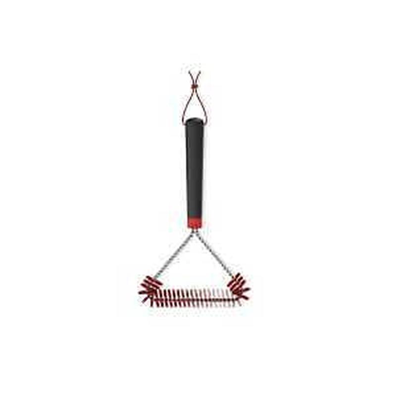 Weber 3400713 Cold Clean Grill Brush, Nylon Bristle, Comfort Grip Handle, 12 in L