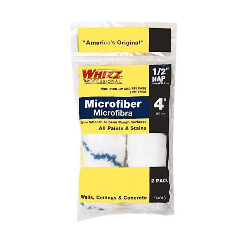 4" X 1/2" MICROFIBER ROLLER 2/PK