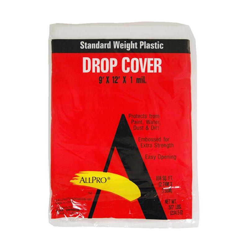 ALLPRO 9' X 12' Plastic Drop Cloth